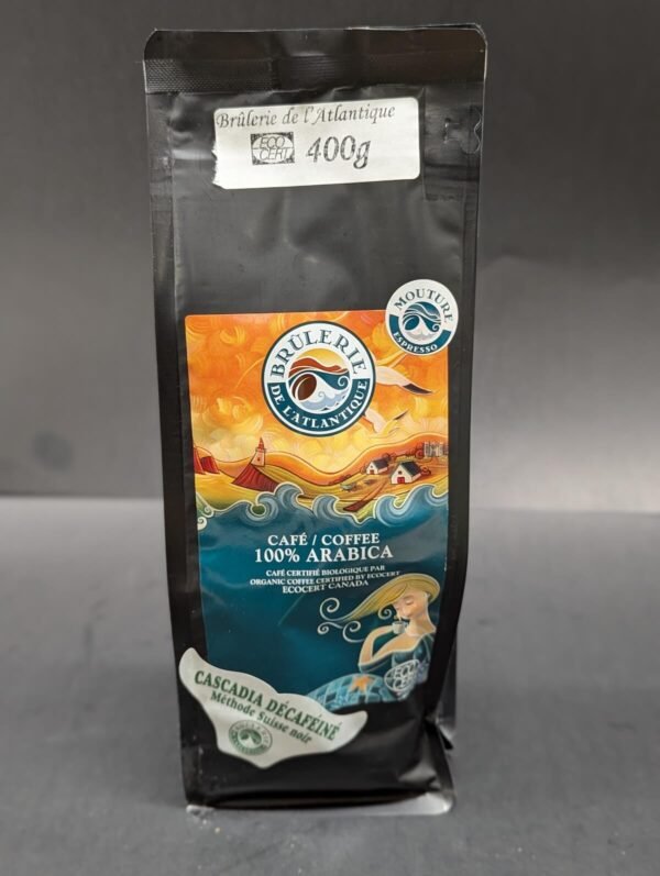 Sac 400g café moulu décaféiné